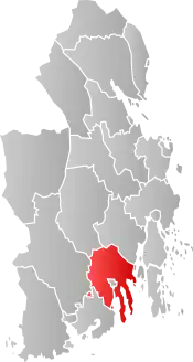Sandar within Vestfold