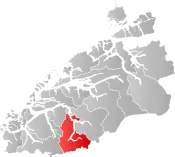 Stranda within Møre og Romsdal