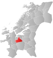 Melhus within Trøndelag
