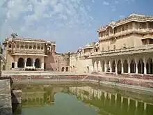 Nagaur Fort in Nagaur city, Rajasthan, India