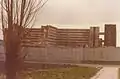 Paveley Bank, Netherley, Liverpool - housing being demolished (December 1983)