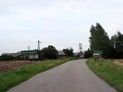 Road through the village