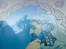 Depiction of Hasanoghlu in the Nizami Museum of Azerbaijan Literature in Baku