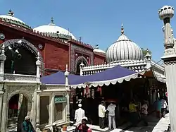 The Nizamuddin Dargah in Delhi.