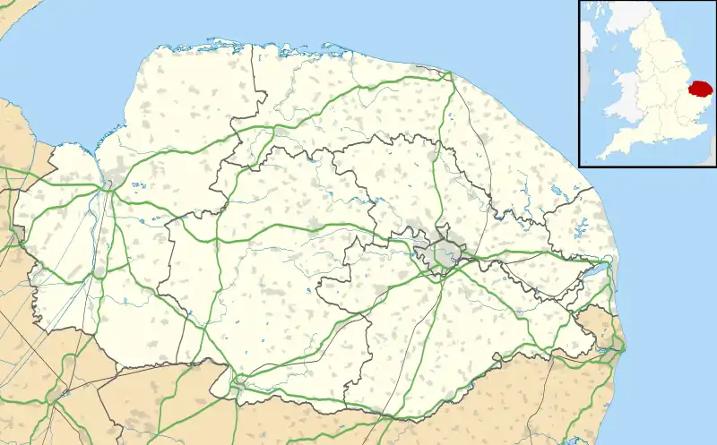 Wramplingham is located in Norfolk