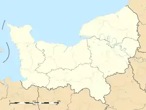 Colleville-sur-Mer is located in Normandy