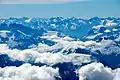 Aerial view of North Cascades with Mt. Crowder along left edge (see file annotation)