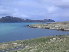 View of probable area where Politician was grounded