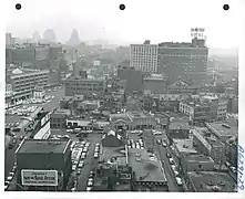 Northeasterly from roof of 100 Arlington Street December 4, 1956