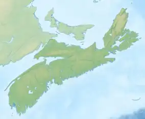 Barra Strait is located in Nova Scotia