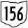 State Route 156 marker
