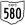 State Route 580 marker