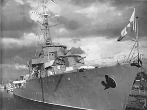 ORP Burza as a museum ship.