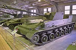 SU-100P  in the Kubinka Tank Museum