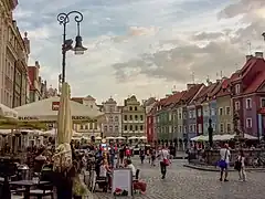 Typical scene in the eastern part of Old Market Square.