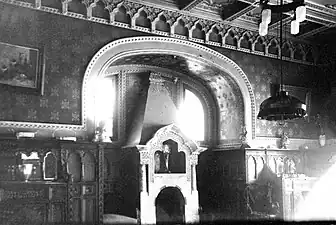 Interior of the Aurel Mincu House, Bucharest, by Arghir Culina, 1910