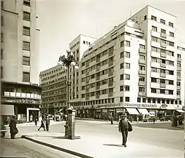 Dragomir-Niculescu Building on Calea Victoriei, Bucharest, 1936, by State Baloșin