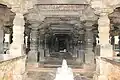 large open mahamantapa (main hall) with three sided entrance in Kaitabheshvara temple at Kubatur