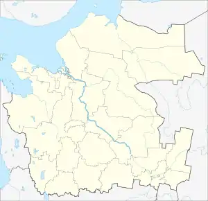 Pyanda is located in Arkhangelsk Oblast