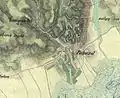 The map of Pákozd from the Second Military Mapping Survey of Austria Empire&nbsp;[de].