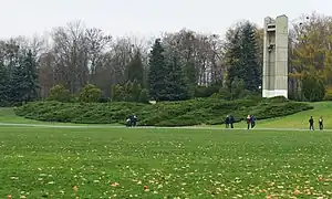 A very small part of Park Cytadela which lies on the site of huge 19th-century Winiary Fortress.