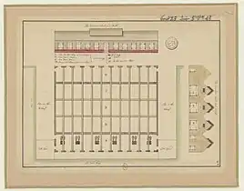 Combined Boat house, Mast house, Joiners' and Smiths' shops.
