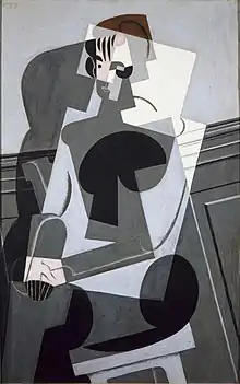 Juan Gris, October 1916, Portrait of Josette, oil on canvas, 116 x 73 cm, Museo Reina Sofia, Madrid