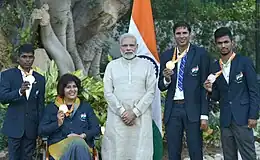 Mariyappan Thangavelu (left most) – High jump