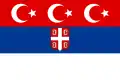 Proposed flag of the Principality of Serbia (c. 1838)