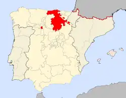 Zuneda region located in Spain