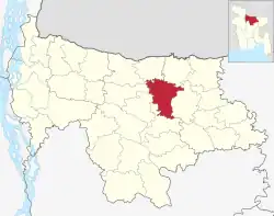 Location of Purbadhala