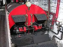 Lancashire Boiler with feeders