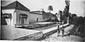 View of the canal (branching off the Oued Fes) passing through the palace gardens (in 1916)