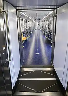 Open gangway on a R211T