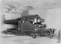 RML 10 inch 18 ton gun in 1891