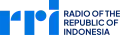 RRI fourth logo with the words "Radio of the Republic of Indonesia"