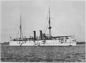 USS&nbsp;Raleigh, 1900
