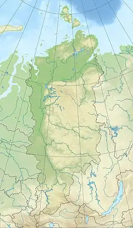 Red Army Strait is located in Krasnoyarsk Krai