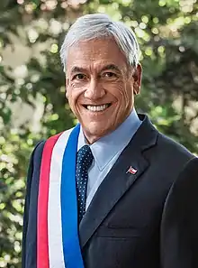 &nbsp;ChileSebastián Piñera, President