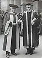 Rev. Donald Fraser (left) with Sir Donald MacAlister, Principal, University of Glasgow on the occasion in 1922 of Rev. Fraser receiving an honorary Doctor of Divinity degree from the university. Private Collection.