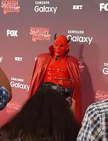 Riley Schmidt as the Red Devil.