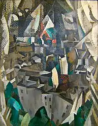 Robert Delaunay, 1910–11, La ville, no. 2, oil on canvas, 146 x 114&nbsp;cm, Musée National d'Art Moderne, Centre Georges Pompidou, Paris