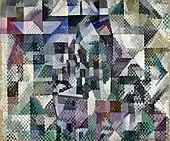 Robert Delaunay, 1911–12, Window on the City No. 3, oil on canvas, 113.7 × 130.8&nbsp;cm, Solomon R. Guggenheim Museum