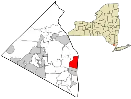 Location in Rockland County and the state of New York.