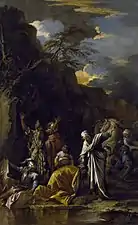 The Baptism of the Eunuch (c. 1660), oil on canvas, 200 x 122&nbsp;cm., Chrysler Museum of Art