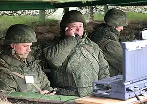 Russian servicemen during Tsentr-2011