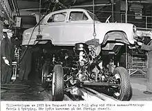 Assembly at AB Nyköpings Automobilfabrik in Sweden