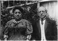 Image 26Samuel Gompers, President of the American Federation of Labor, and his wife, circa 1908.