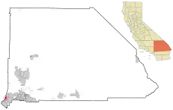 Location of Montclair in California