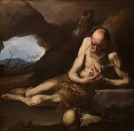 Saint Paul the Hermit, 1640, 143 × 143 cm., Museo del Prado